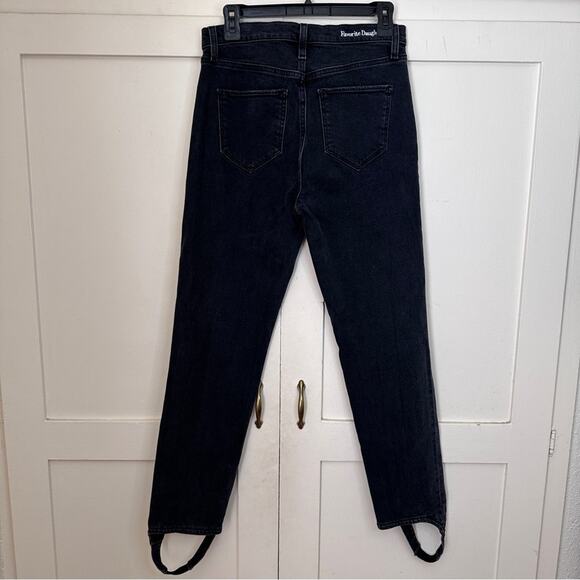 Favorite Daughter Evelyn Stirrup Jean In Storm Black 27 - Picture 6 of 6